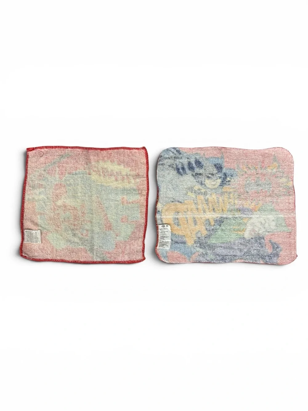 2012 DC Comics and Marvel Kids Super Heros Batman and Spiderman Wash Cloths